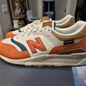 New Balance 997H CORDURA FABRIC Sea Salt Orange CM997HZD Men's Size 12 NEW SHOES